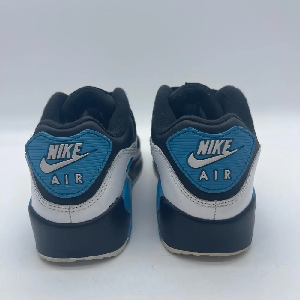 Nike Air Max 90 Leather CD6864-005 Youth Size 5Y Running Shoes Black‎ Dark Grey